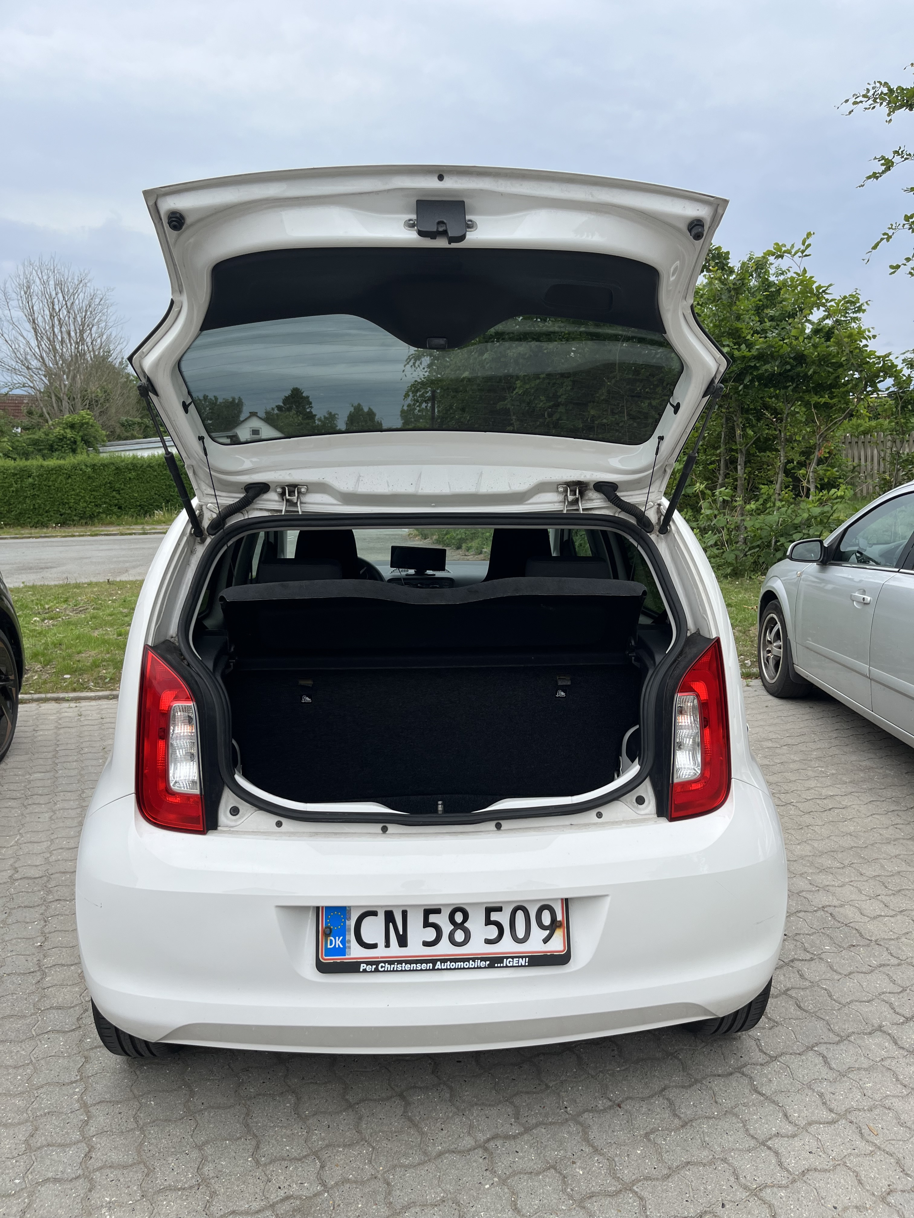 Hvid Skoda Citigo fra 2017