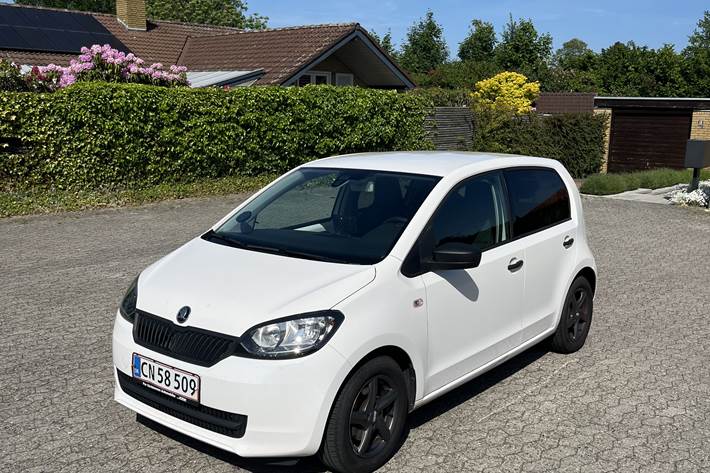 Hvid Skoda Citigo fra 2017