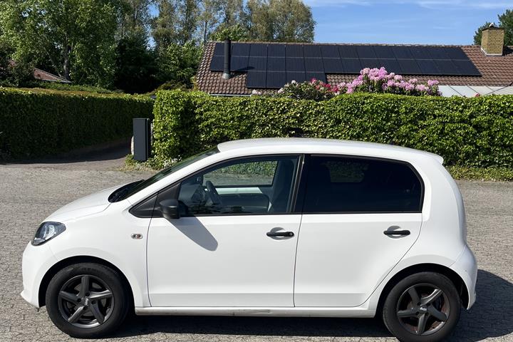 Hvid Skoda Citigo fra 2017