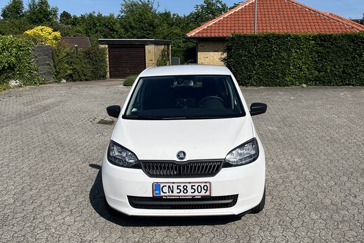 Hvid Skoda Citigo fra 2017