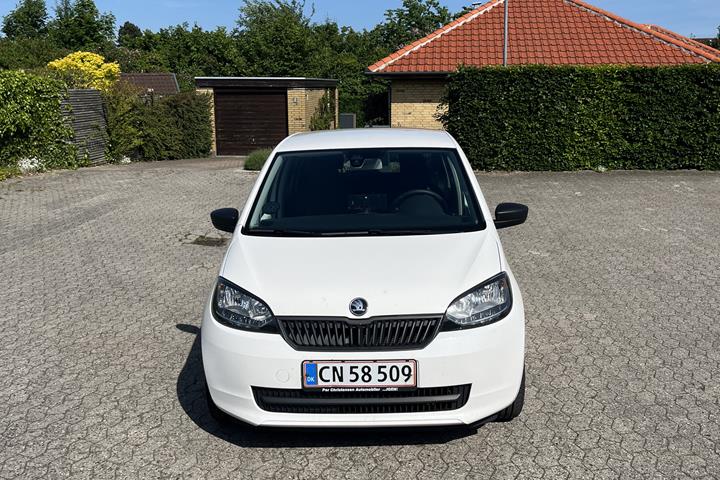 Hvid Skoda Citigo fra 2017