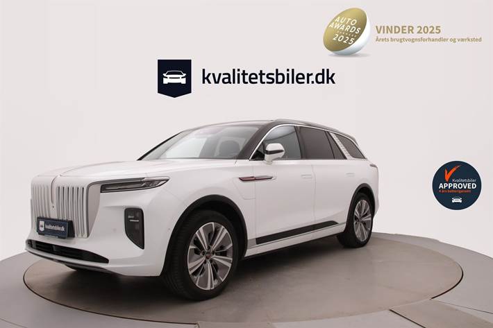 Hvid Hongqi E-HS9 fra 2023