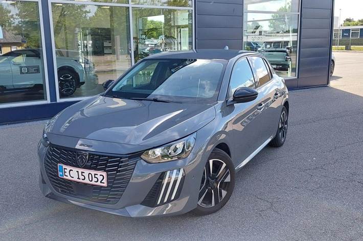 Grå Peugeot 208 fra 2024