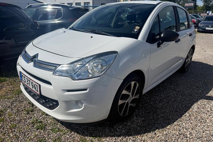 Hvid Citroën C3 fra 2014 set udefra