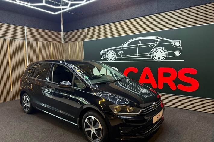 Sort VW Golf Sportsvan fra 2018