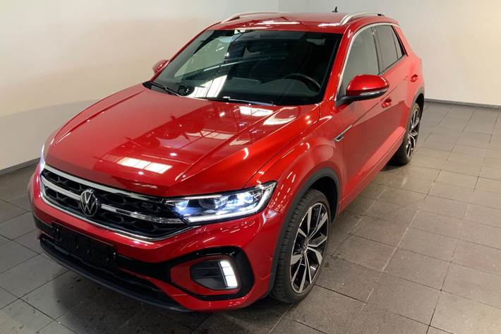 Rød VW T-Roc fra 2023