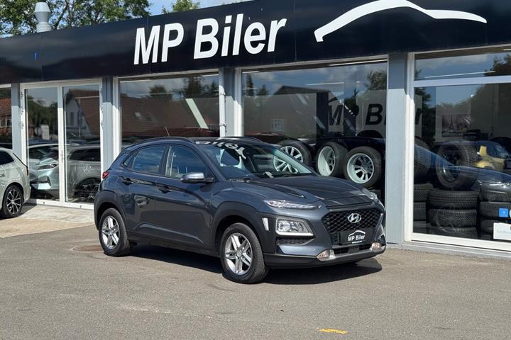 Grå Hyundai Kona fra 2020