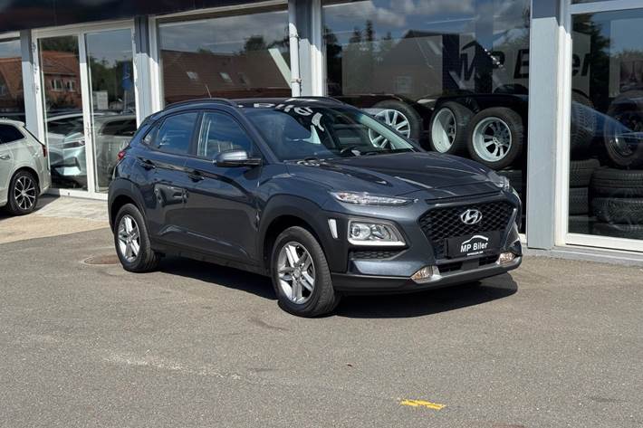 Grå Hyundai Kona fra 2020