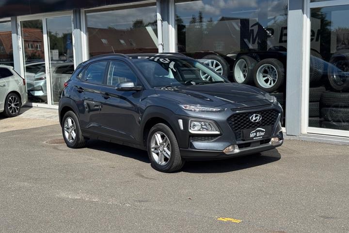Grå Hyundai Kona fra 2020