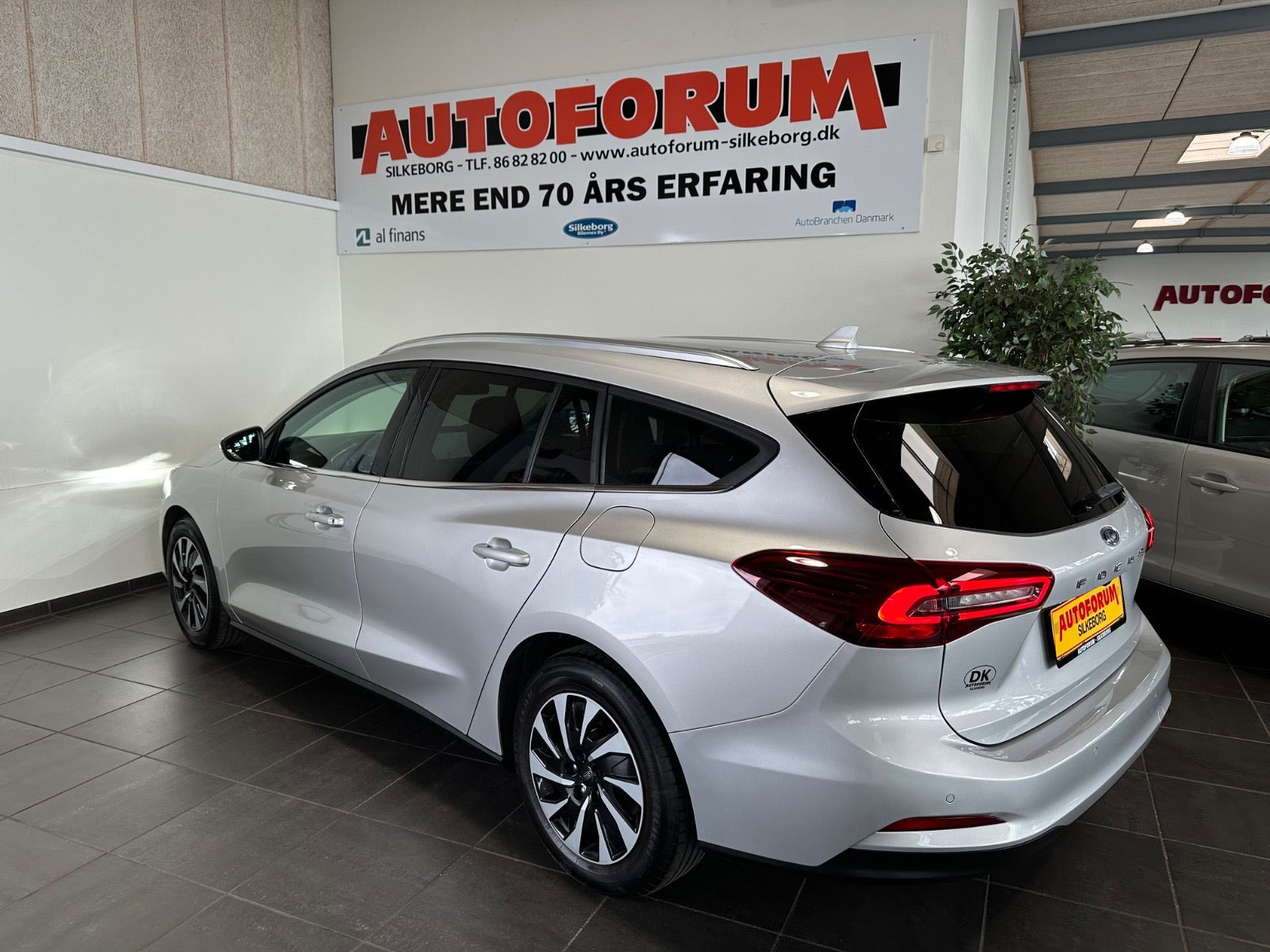 Sølv Ford Focus fra 2023