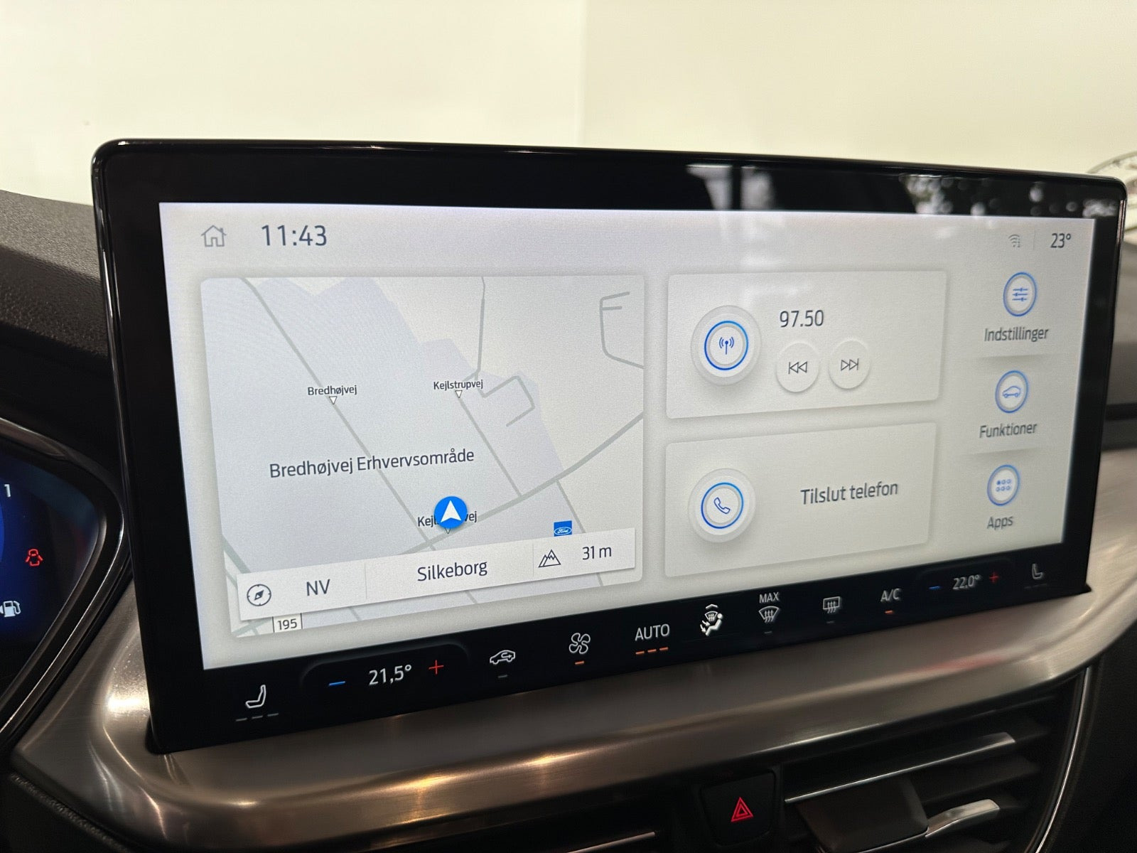 Sølv Ford Focus fra 2023