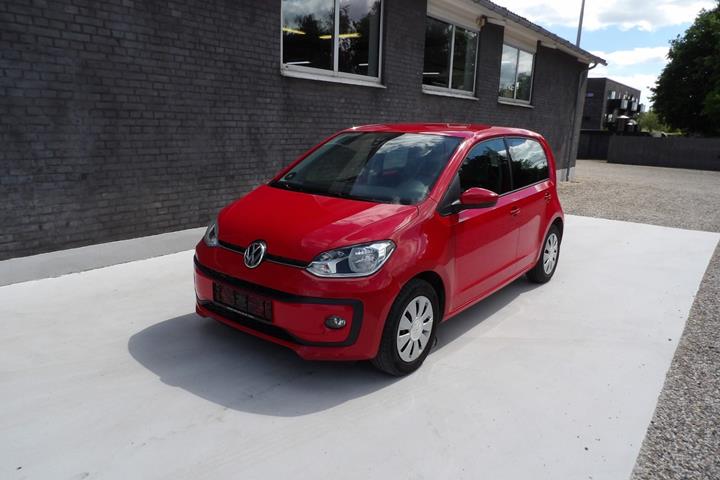 Rød VW UP! fra 2019