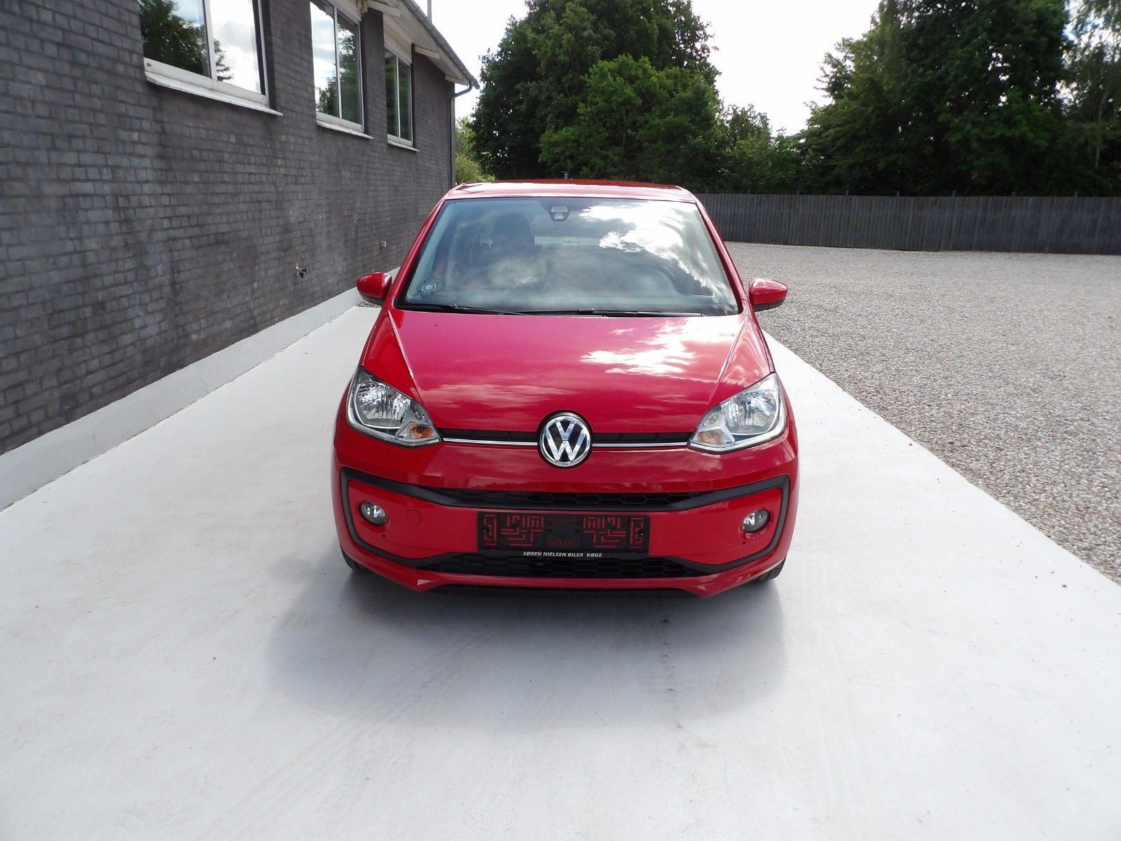 Rød VW UP! fra 2019