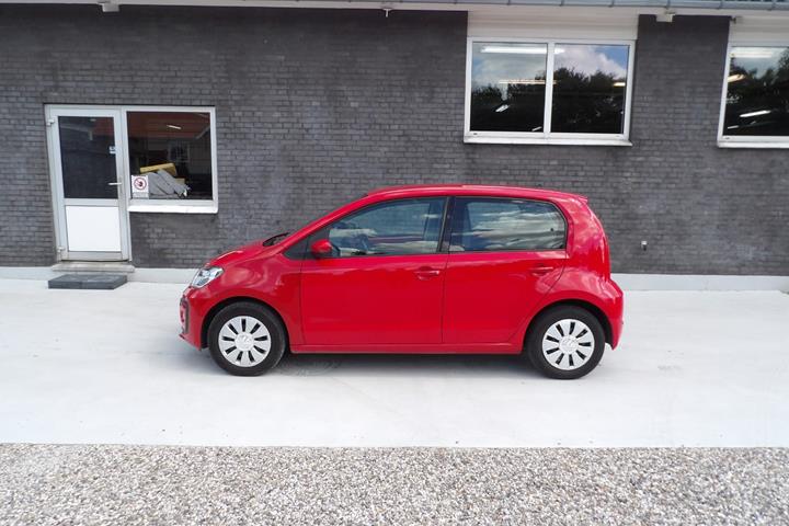 Rød VW UP! fra 2019