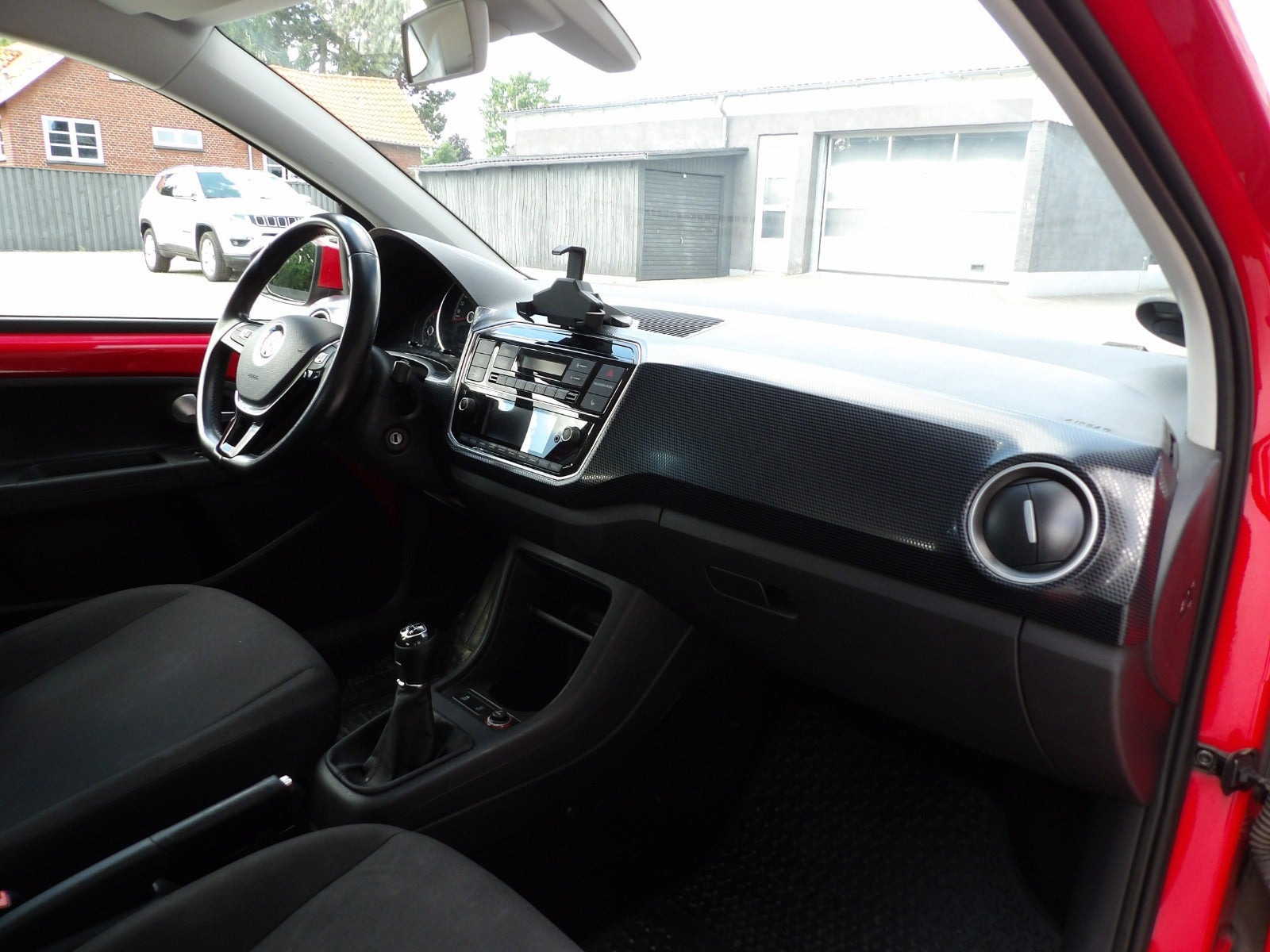 Rød VW UP! fra 2019