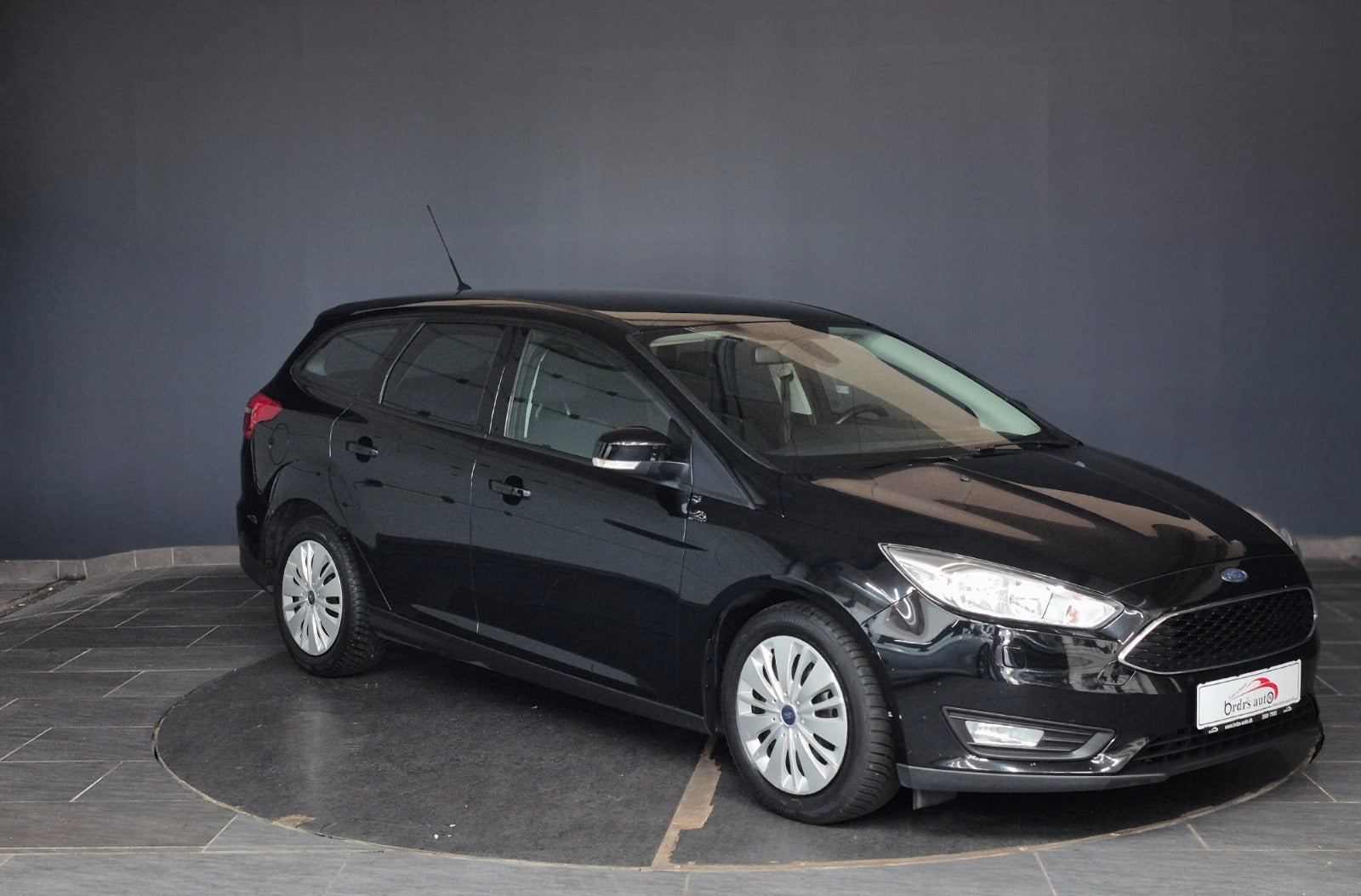 Sort Ford Focus fra 2016