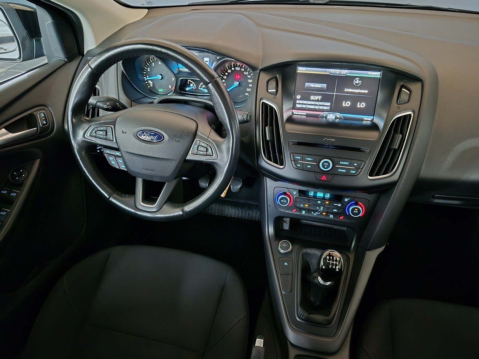 Sort Ford Focus fra 2016