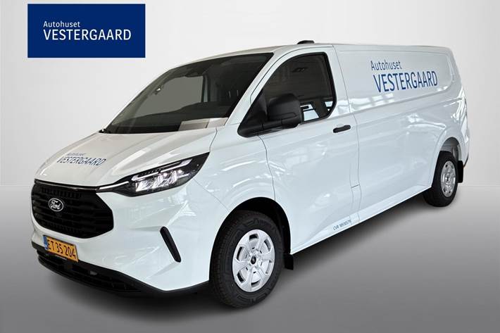 Hvid Ford Transit Custom 320 L2 fra 2026