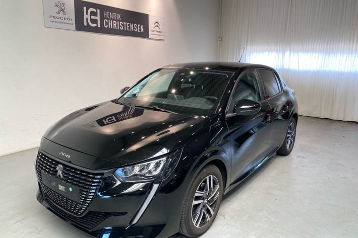 Sort Peugeot 208 fra 2022