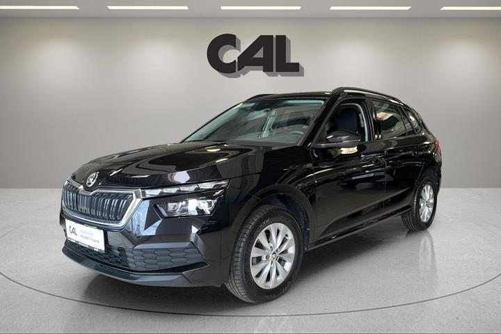 Sort Skoda Kamiq fra 2022 set udefra