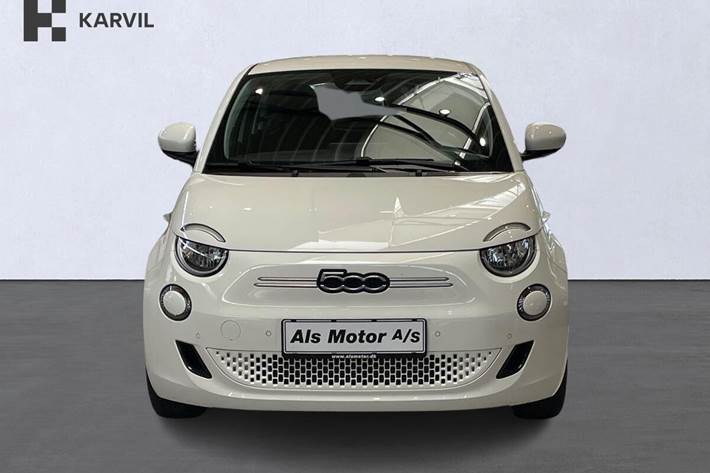Hvid Fiat 500e fra 2022