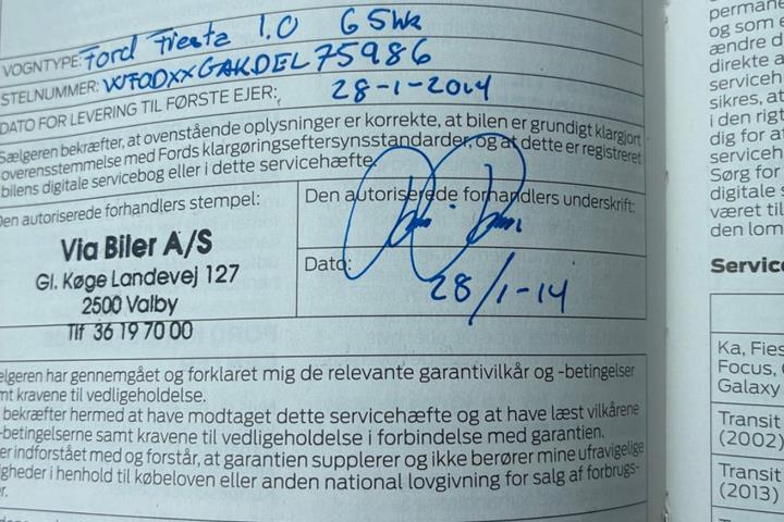undefined Ford Fiesta fra 2014