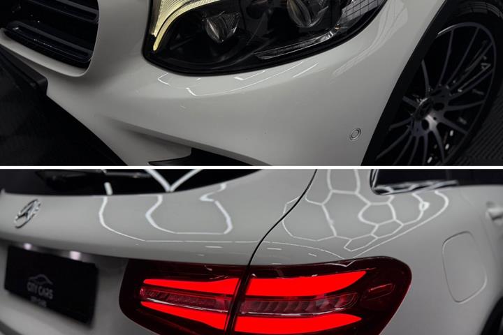 Hvid Mercedes GLC350 d fra 2017