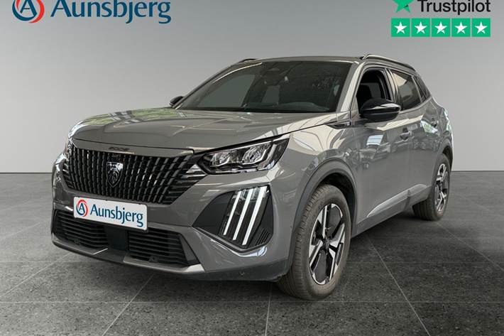 Grå Peugeot e-2008 fra 2025