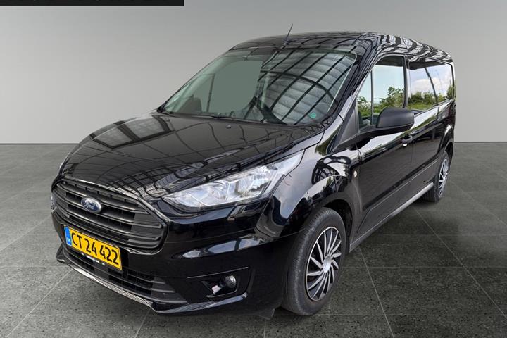 Sort Ford Transit Connect fra 2019 set udefra