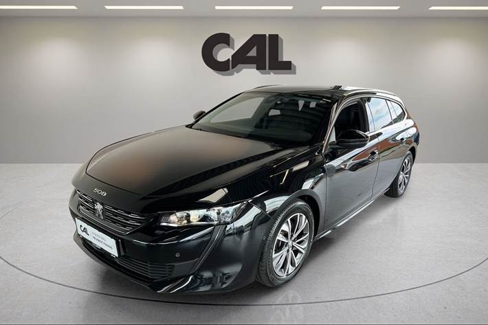 Sort Peugeot 508 fra 2021 set udefra