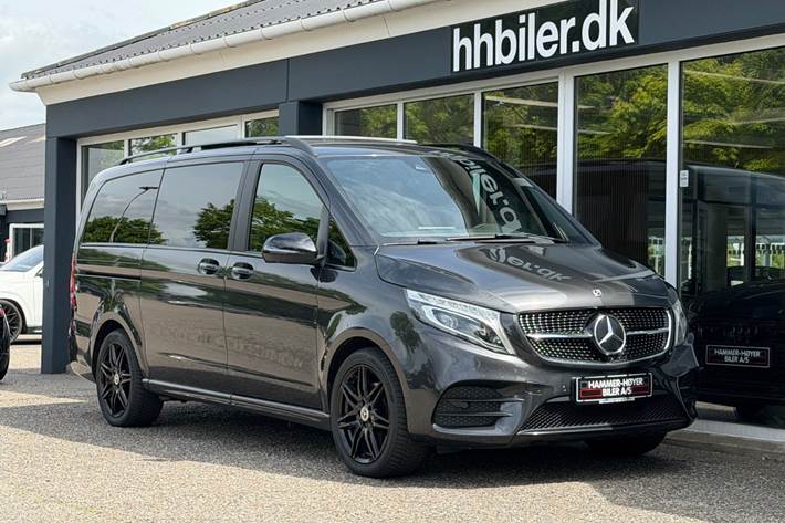 Grå Mercedes V300 d fra 2020