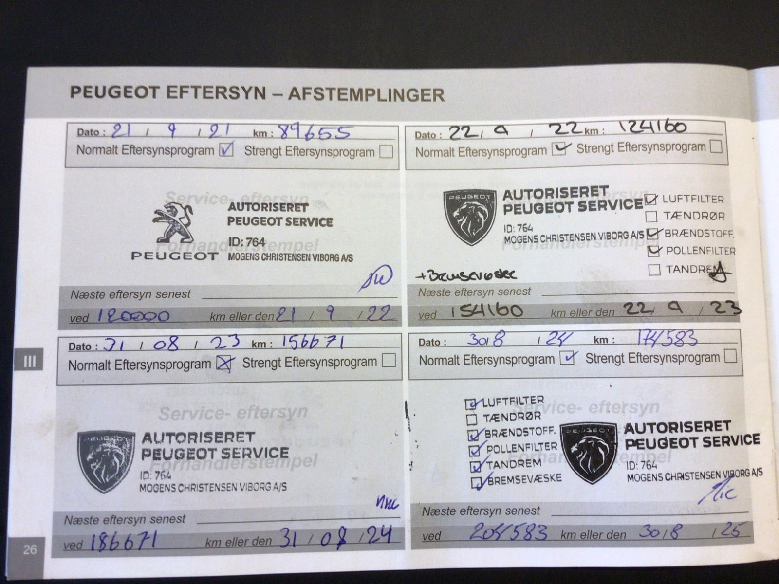Grå Peugeot 308 fra 2019