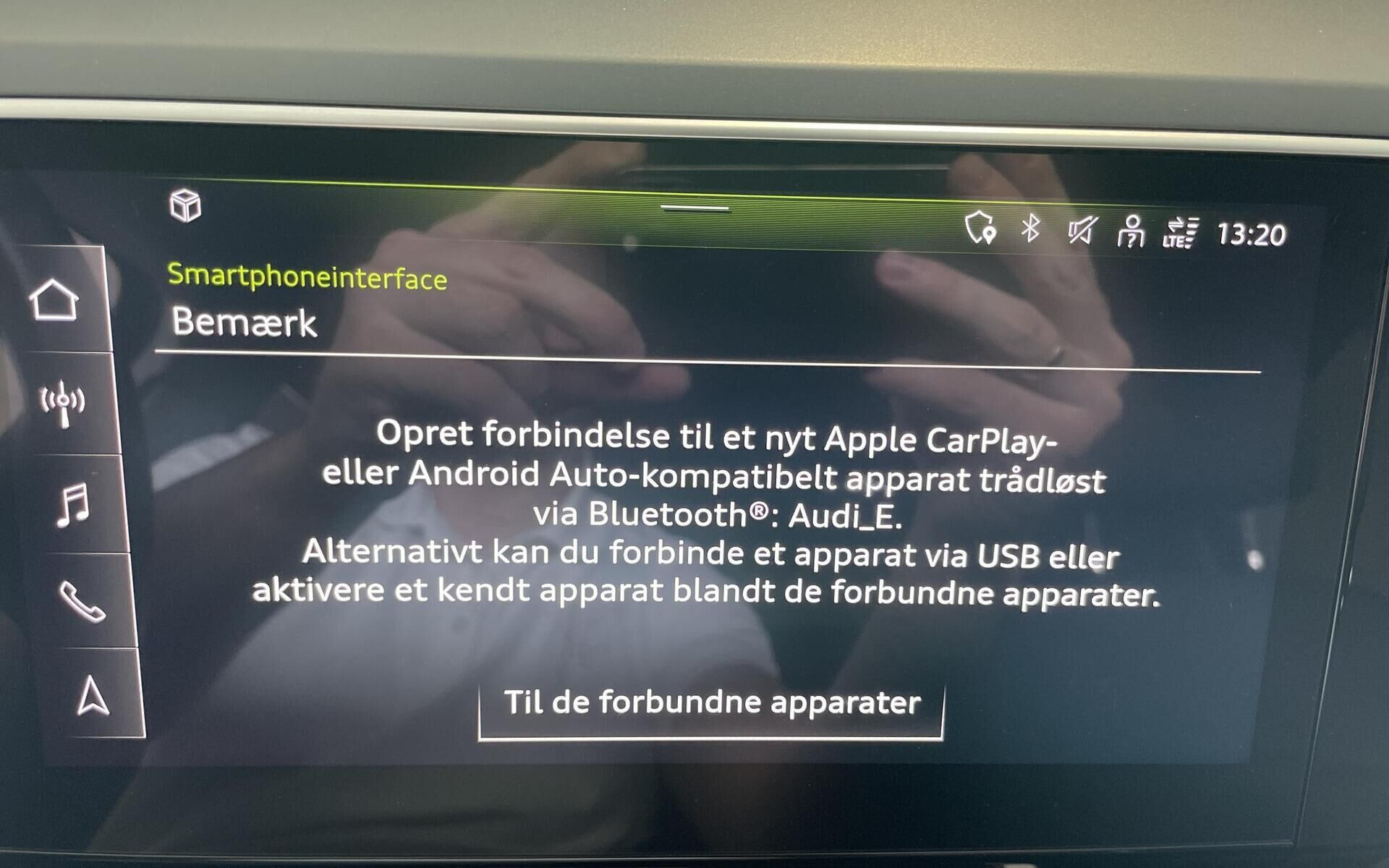 Sort Audi e-tron fra 2022