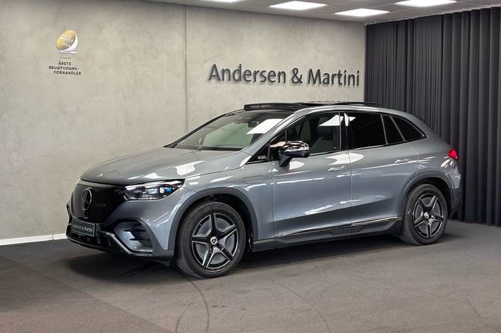 Grå Mercedes EQE 350 fra 2023