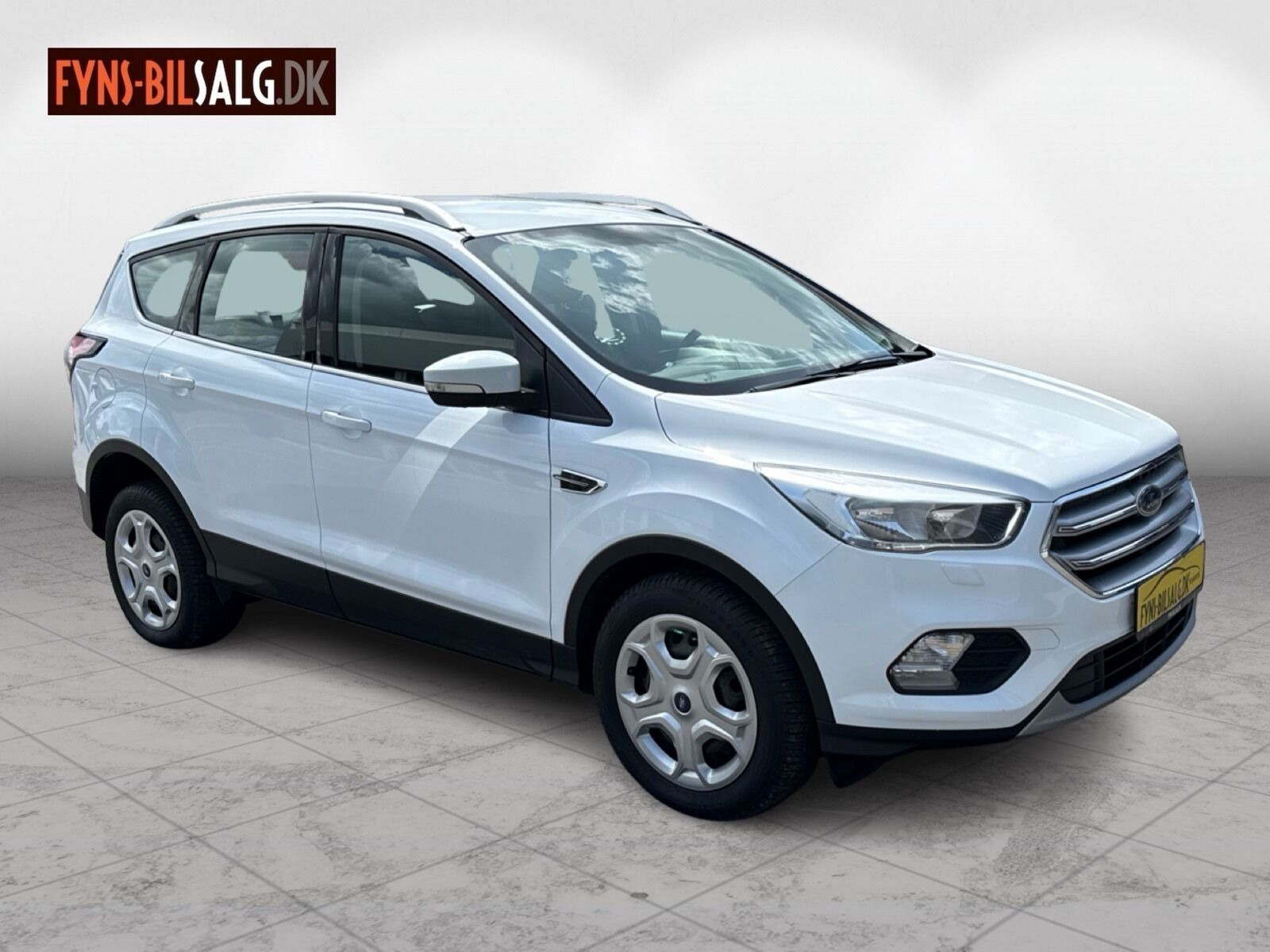 Hvid Ford Kuga fra 2018