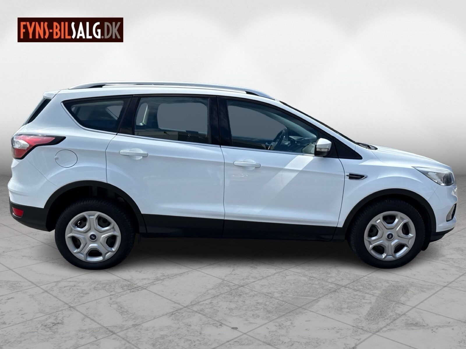 Hvid Ford Kuga fra 2018