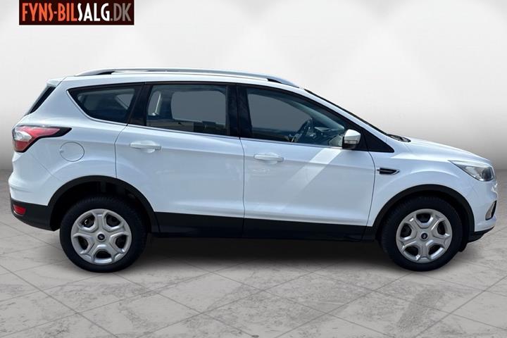 Hvid Ford Kuga fra 2018