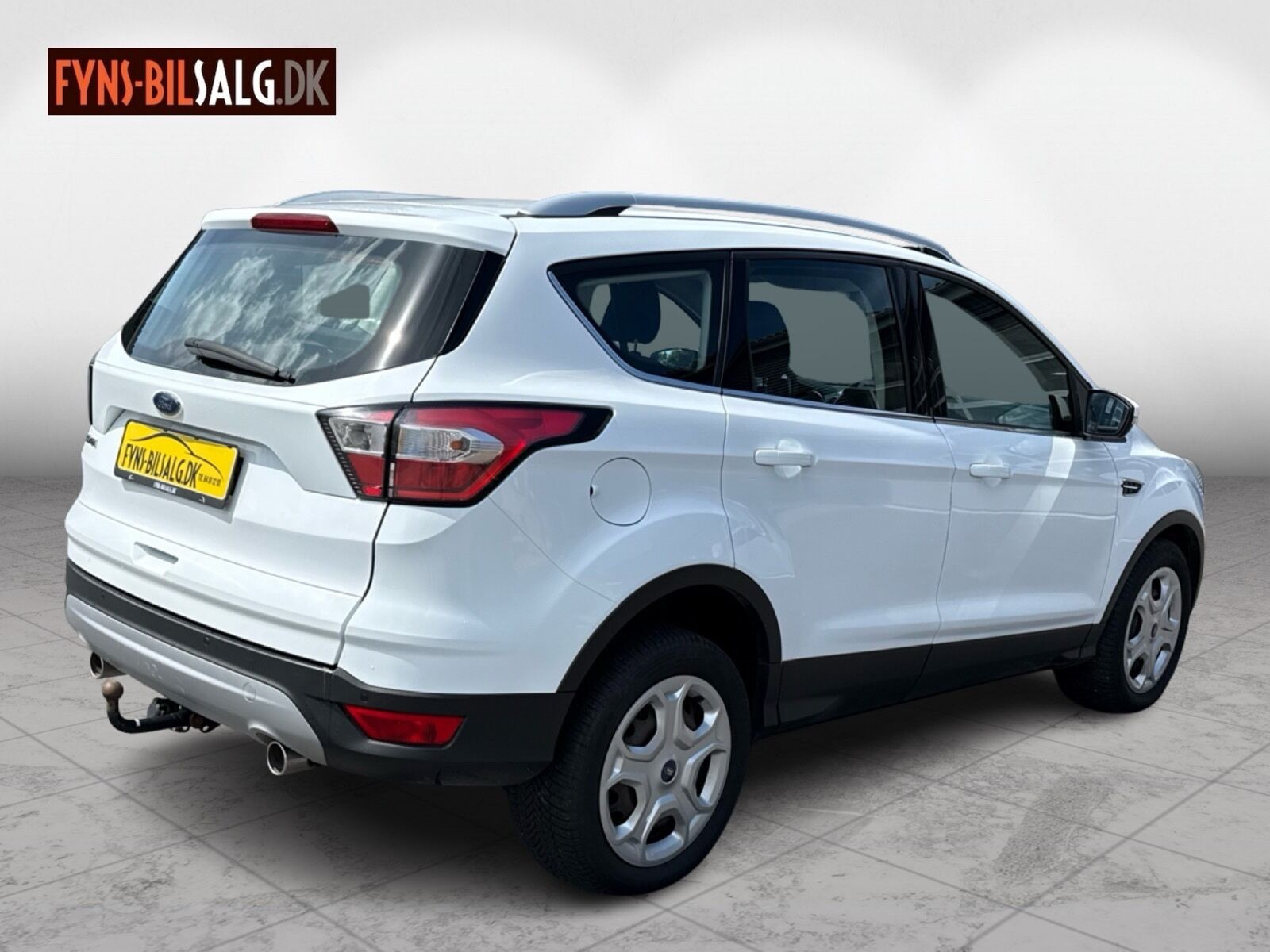 Hvid Ford Kuga fra 2018