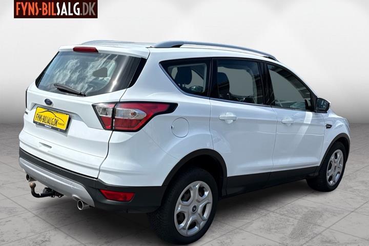 Hvid Ford Kuga fra 2018