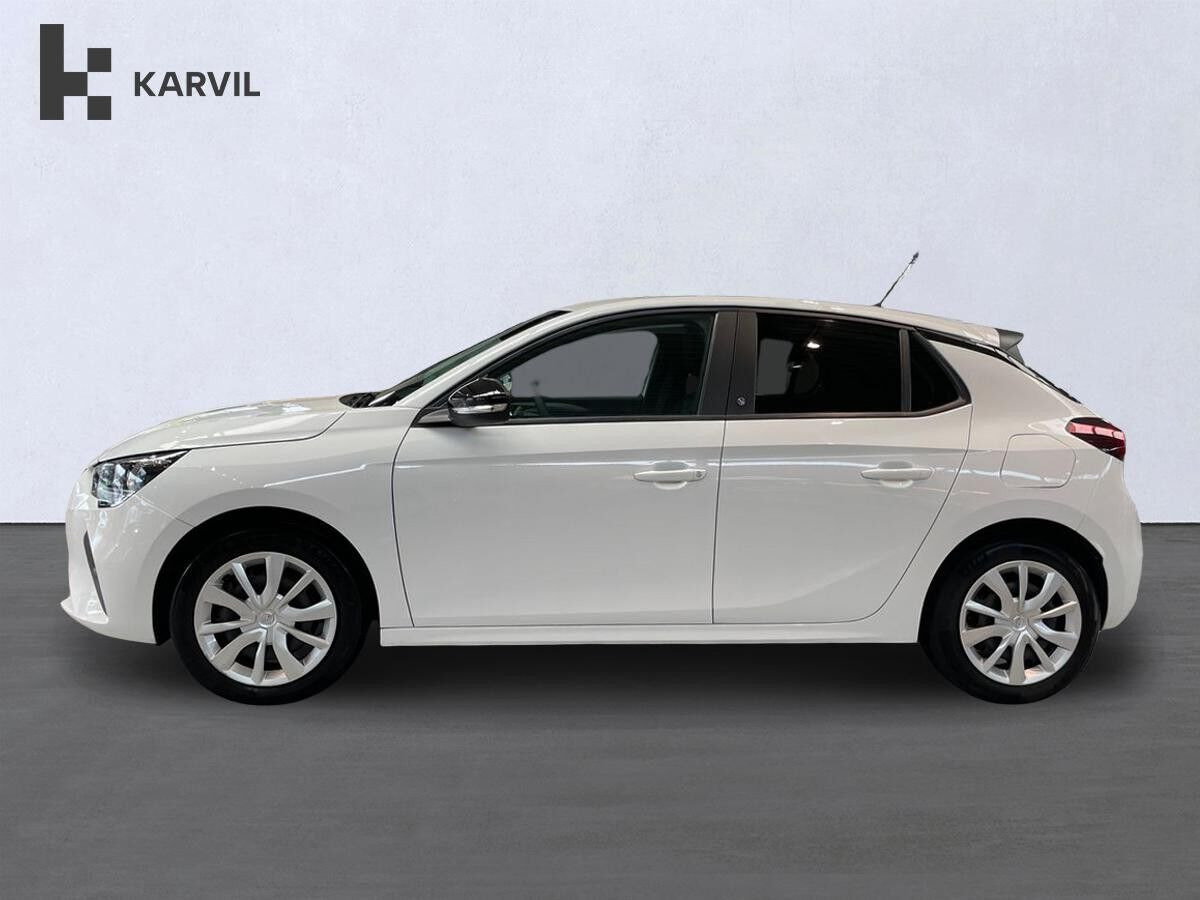Hvid Opel Corsa-e fra 2022