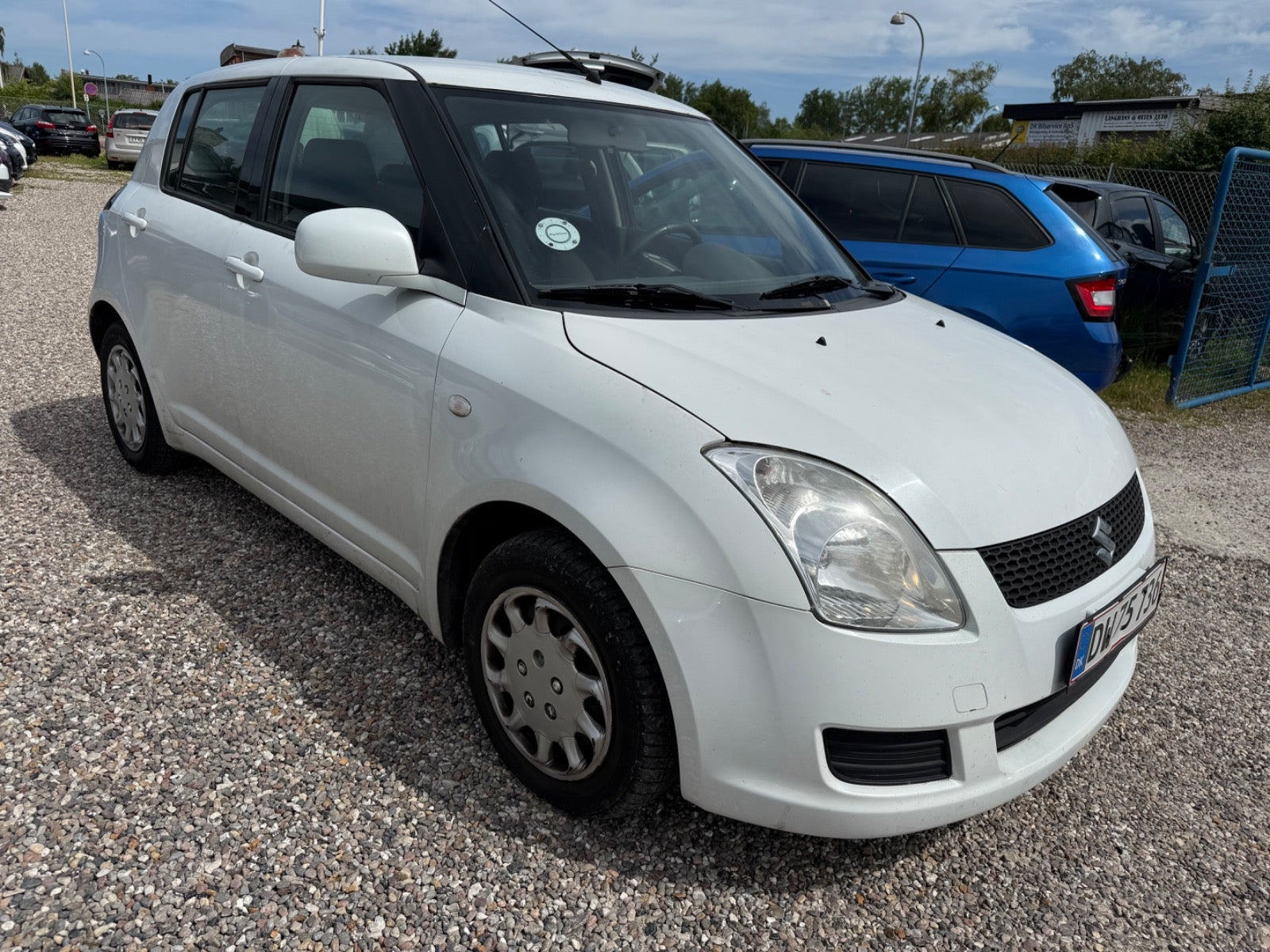 Hvid Suzuki Swift fra 2009