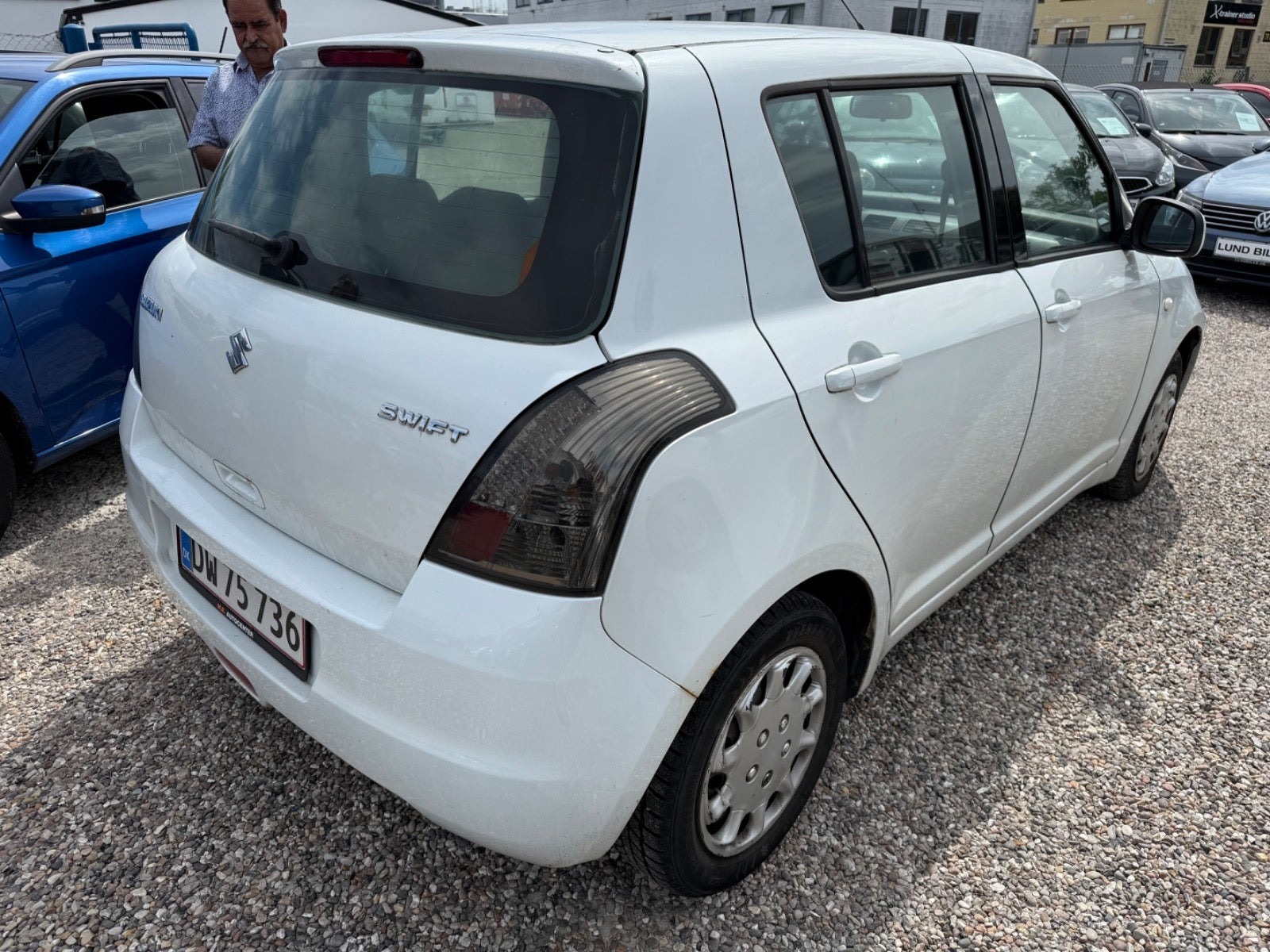 Hvid Suzuki Swift fra 2009