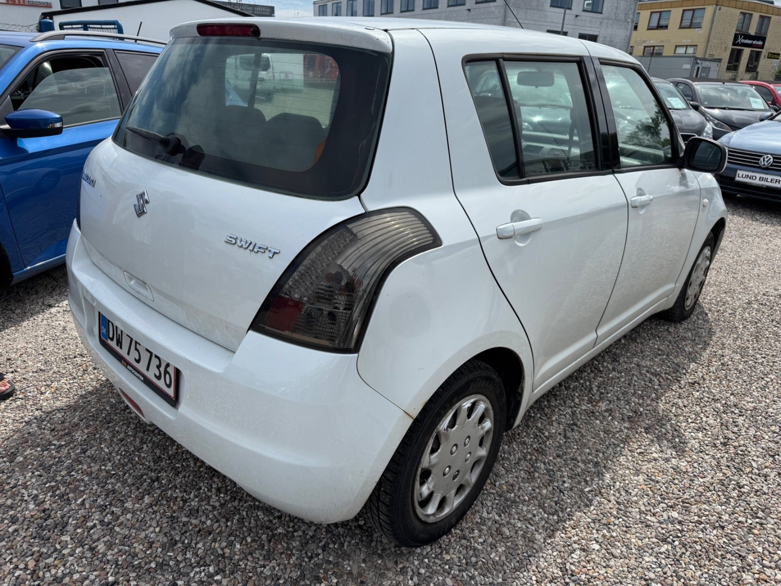 Hvid Suzuki Swift fra 2009