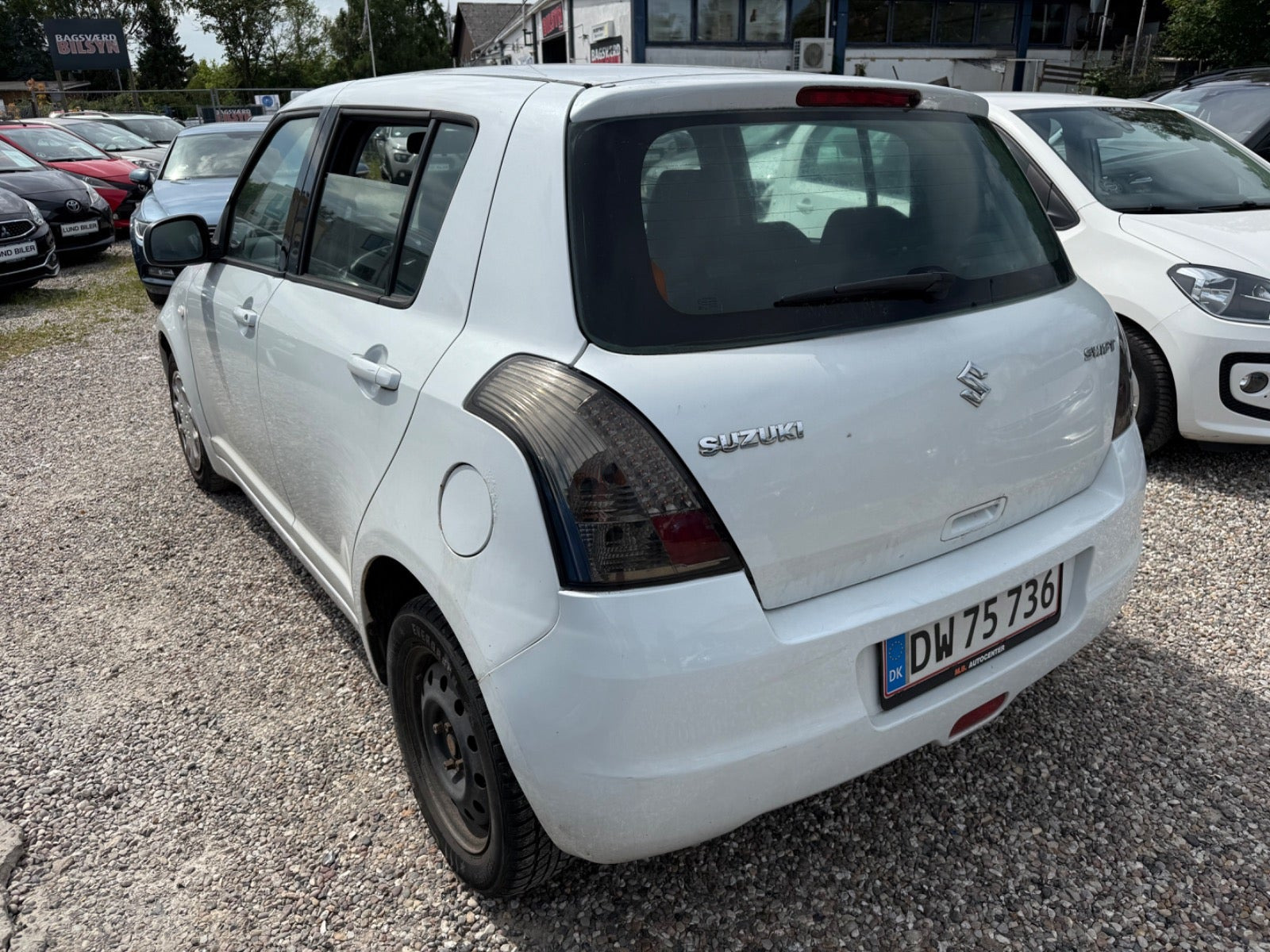 Hvid Suzuki Swift fra 2009