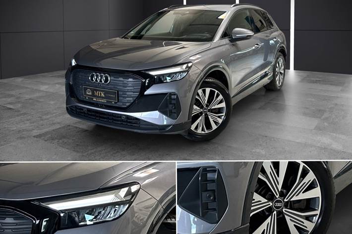 Grå Audi Q4 e-tron fra 2023