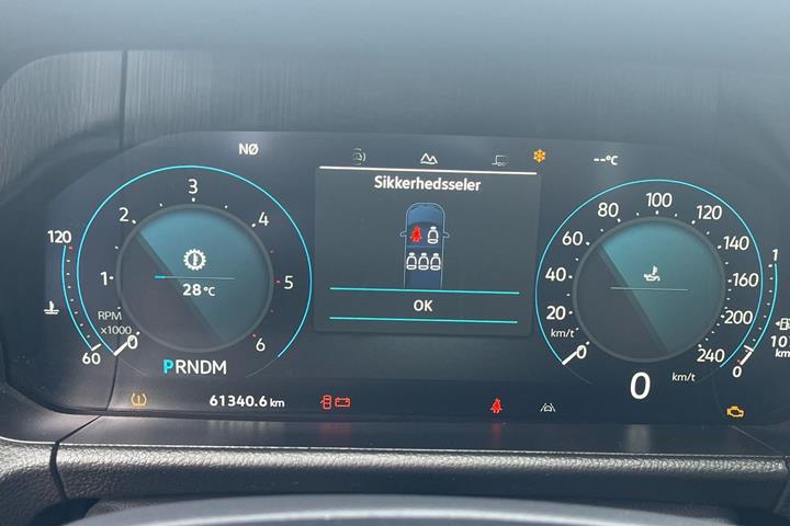 Blå VW Amarok fra 2023