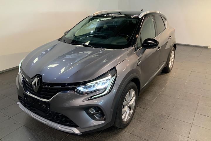Grå Renault Captur fra 2019 set udefra