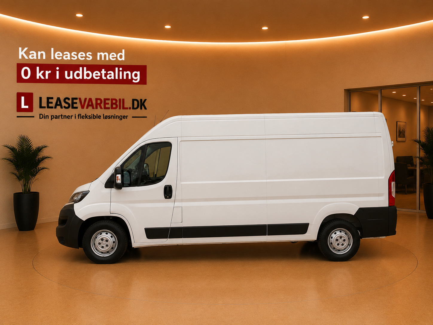 Hvid Peugeot e-Boxer 435 fra 2021