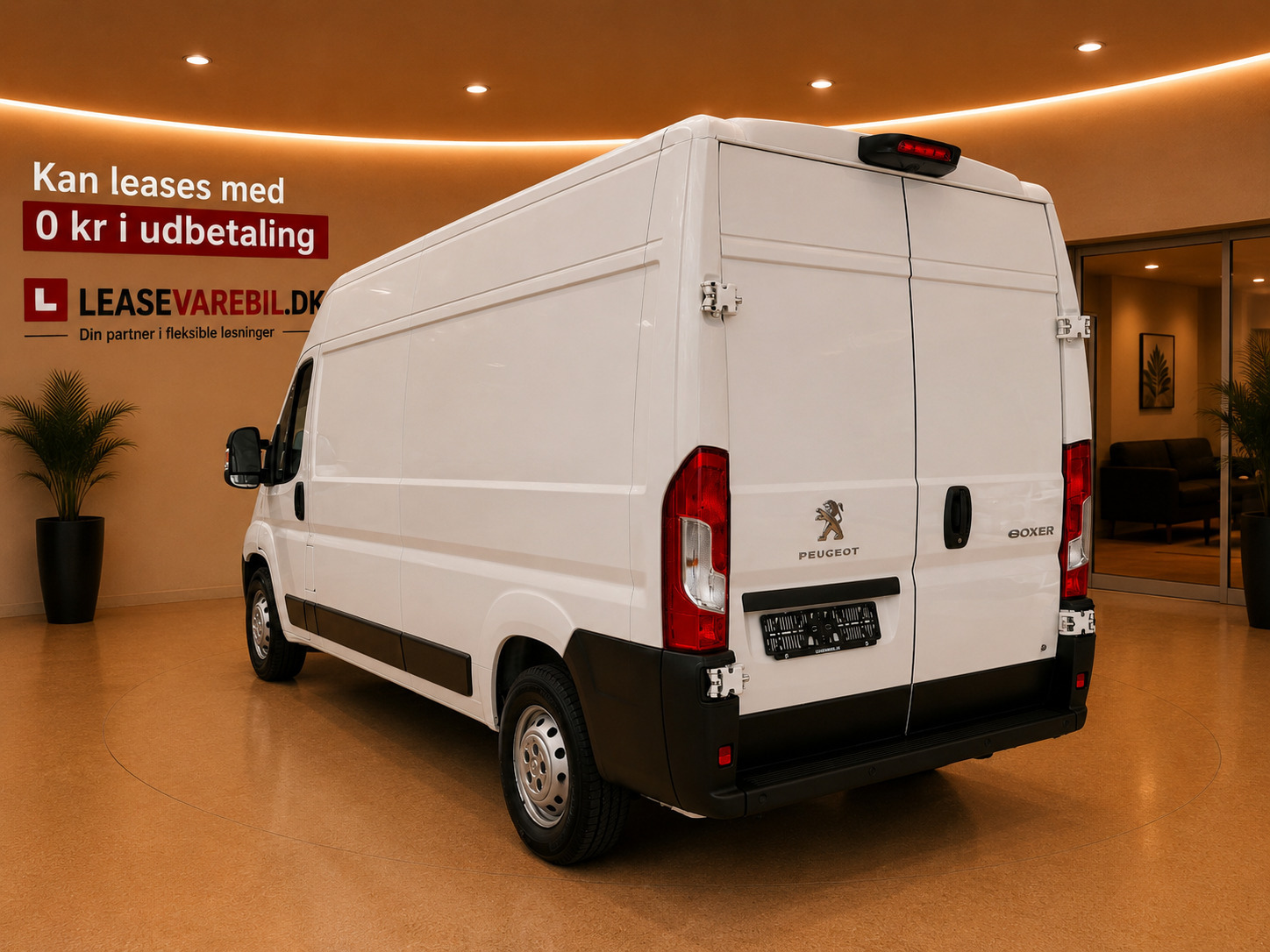 Hvid Peugeot e-Boxer 435 fra 2021