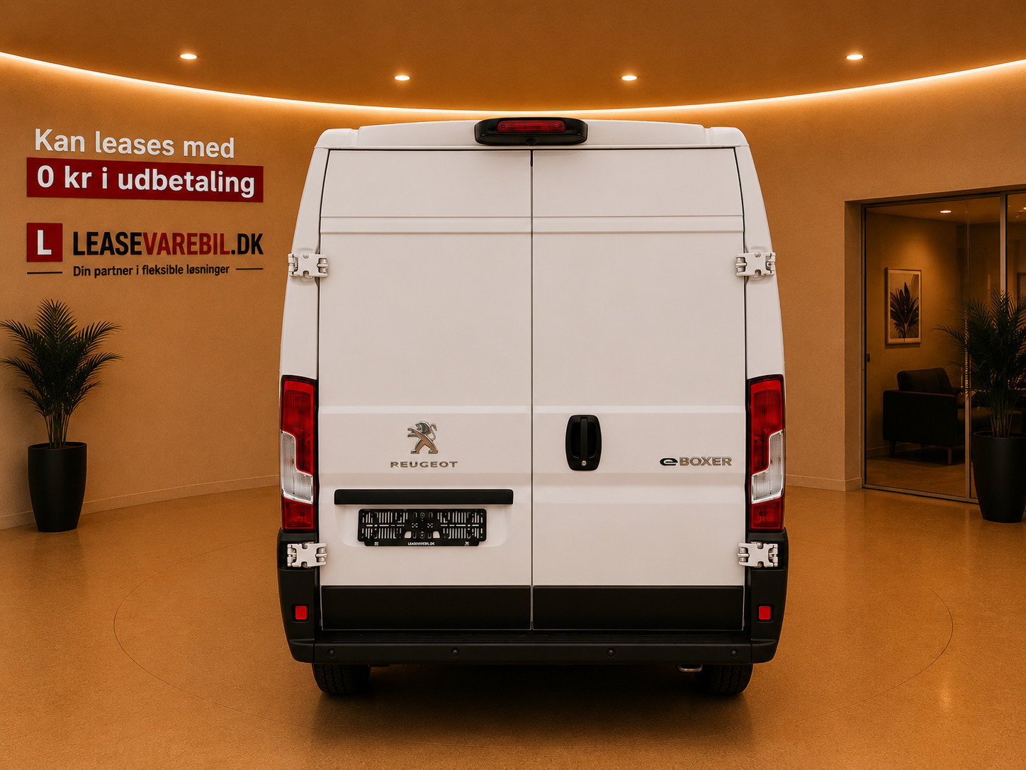 Hvid Peugeot e-Boxer 435 fra 2021
